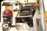 Rotozip Rebel spiral saw with manuals, sanding discs, bits, and case. Model Rebel Type 3, runs. Cord
