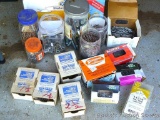 Large assortment of nails, screws, bolts and more.