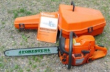 Husqvarna 371XP chain saw with 18