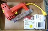 Arrow Electro-Matic staple gun model ET-50; partial boxes of 1/2
