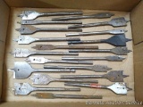 Variety of spade bits up to 1-1/2