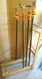 Three Pony pipe clamps on 1