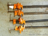 Four Pony clamps on 3/4