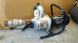 Wayne 1 HP portable lawn sprinkler and utility pump model PLS100. Runs and sounds good.