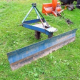 King Kutter swiveling 6' back blade with 3-point hook up.