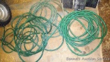Three lengths of garden hose. See pics.