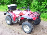 Honda Fourtrax 300 4x4 ATV starts, runs and drives well. Tires have good tread and minor checking.