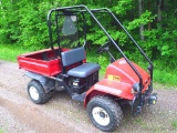 1996 Kawasaki Mule 500 UTV with dump box, front winch and tow hitch. 380 hours on meter. Starts,