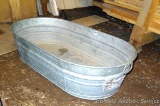 Nice big metal washtub is about 23