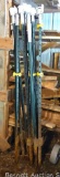 10 fence posts, most are 6' tall.