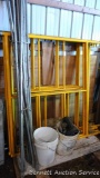 Six sections of scaffolding comes with four 8