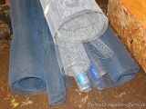 Window screen, chicken wire and more, some NIP. Rolls of screen are 36