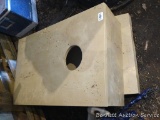Cornhole/bean bag toss game boards are 36