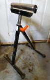 Adjustable Wolfcraft roller stand holds up to 250 lbs and extends to about 44