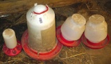 4 chicken feeders up to 17