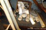 PVC pipe and fittings, see pics. Largest fitting is 4-5/8