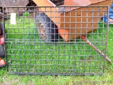 Heavy screen section is approx. 5' x 3'. Rods are 3