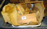 Templates for antler mounts, and wood pieces for other projects.