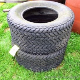 Firestone Turf & Field 29x12.00-15 turf tires fit the Massey tractor in this sale and others. Stored