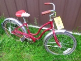 Vintage Schwinn Bantam children's bike is about 54