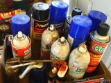 No Shipping. Partial to mostly full cans of Brake Parts Cleaner, 3-In-1 oil, Liquid Wrench, Paslode