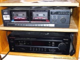 Pioneer Audio/Video multi-channel receiver with speakers and HTP subwoofer. Pioneer receiver is