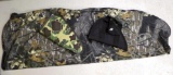 Bow case; two padded hand gun cases, largest is 15