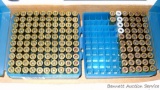 152 rounds .44 Magnum hollow point and flat point cartridges, plus two cartridge boxes.