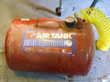 Air Works portable air tank comes with hose. Measures about 18