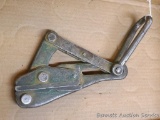 Klein cable grips have a 4500 max and a .37-.10 decimal equivalent range. Side is marked 1613-40.