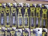 Do It Best and other NIP drill bits include spanner, hex recess, and Torx. All black packaged bits