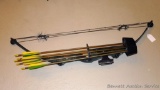 Jennings compound bow is Serial No. 205575, comes with quiver and a few arrows. Approx. 44