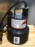 Ace brand 1/10 hp submersible utility pump, part no. 4039004. Runs.