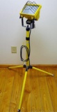 Halogen work light on adjustable stand. Works.