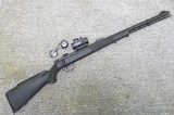 CVA .50 cal Hunterbolt black powder muzzle loading rifle with high visibility fiber optic open
