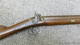 Delightful old muzzle loading black powder gun is marked 'London' on its octagonal breech and has an