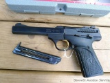1988 Browning Buck Mark pistol with two magazines and original hard case. Pistol has a 5-1/2