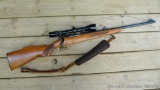 Winchester Model 670 bolt action rifle in .30-06 comes with a Bushnell 3-9x40 scope in Weaver rings