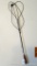 Antique rug beater is 34