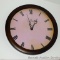 Large Edward Meyer battery operated wall clock is nearly 24