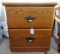 Night stand with two drawers measures 22