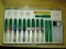 Faber-Castell high precision pen set with nine tip sizes.