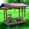 Really nice covered picnic table made from 2