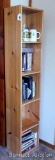 Nice sturdy shelf is nearly 6' tall x 11