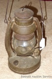Antique Embury No. 2 Air Pilot lantern stands 14