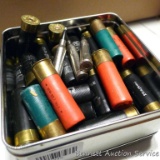 Misc. 12 gauge shot shells, 7mm Rem Mag cartridges, possibly more.