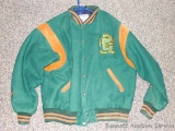 Green Bay Packers jacket by Champion is size XXL, shell is 80 per cent wool. Jacket is in great