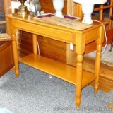Sofa or entry table has a drawer for storage. Measures 44