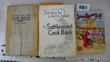 1951 copyright of The Settlement CookBook; Women's Alliance Cook Book, Merrill, Wis. copyright 1922;
