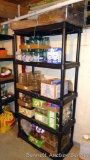 Nice shelving unit is about 71